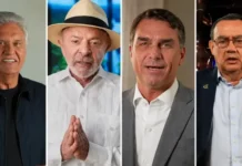 Lula marca 38% no 1º turno, Flávio Bolsonaro 33%, Augusto Cury 8% e Ronaldo Caiado 4%, aponta Datafolha