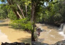 Água do Rio Urubu é poluída e Cachoeira Natal é interditada em Presidente Figueiredo