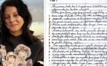 Menina de 13 anos desaparece após conhecer homem pela internet e deixa carta de despedida