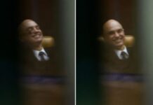 Moraes é fotografado sorrindo após discussão com Mendonça durante sessão do STF