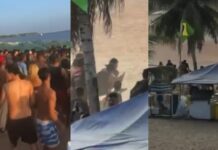 Tiroteio assusta banhistas e termina com homem mort0 na Praia da Ponta Negra em Manaus