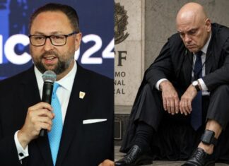 Aliado de Trump compartilha imagem de IA de Moraes com tornozeleira eletrônica
