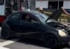 Acidente entre quatro carros e ônibus provoca lentidão na Avenida Max Teixeira em Manaus