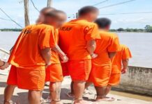 Vídeo de presos sendo transferidos de Nova Olinda do Norte para Manaus viraliza