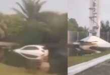 Carro é encontrado dentro de lago artificial de motel na zona centro-sul de Manaus