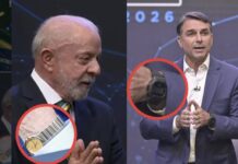 No debate da Band, Lula usa relógio de R$ 42 mil, enquanto Flávio Bolsonaro usa modelo de R$ 449