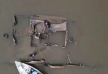Embarcação afunda e deixa unidade de saúde sem 16 cilindros de oxigênio em Borba